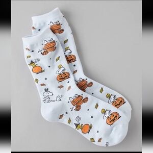 Peanuts Snoopy AE American Eagle Fall Halloween Socks
